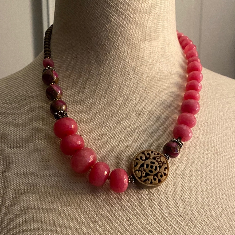 Tropical🌺🦜Tribal🗿Beaded Necklace